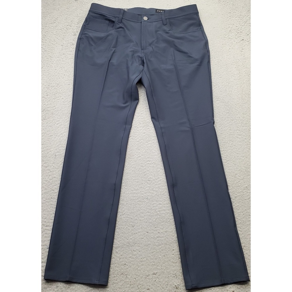 Dunning Golf Chino Pants Mens 35/32 Navy Performance Stretch Quick Dry D7S21P068